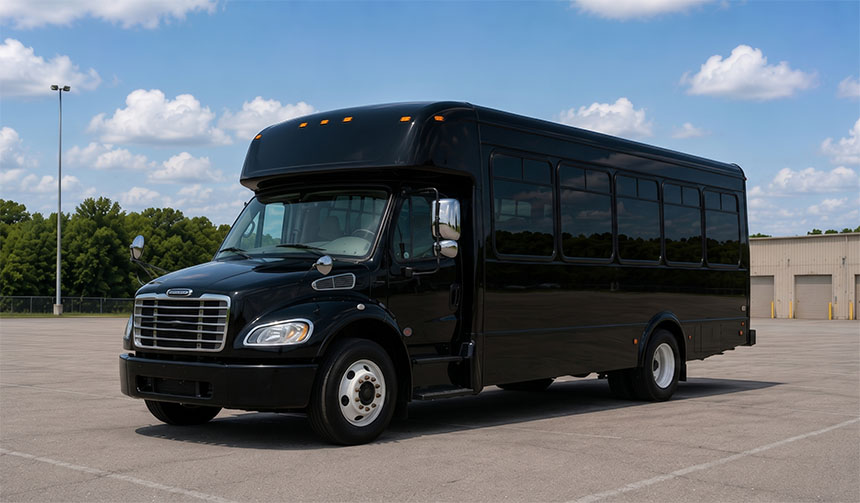 18-passenger minibus available for charter in Miramar, FL