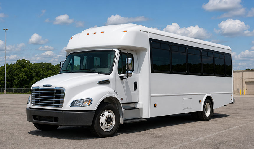 25-passenger minibus available for charter in Miramar, FL
