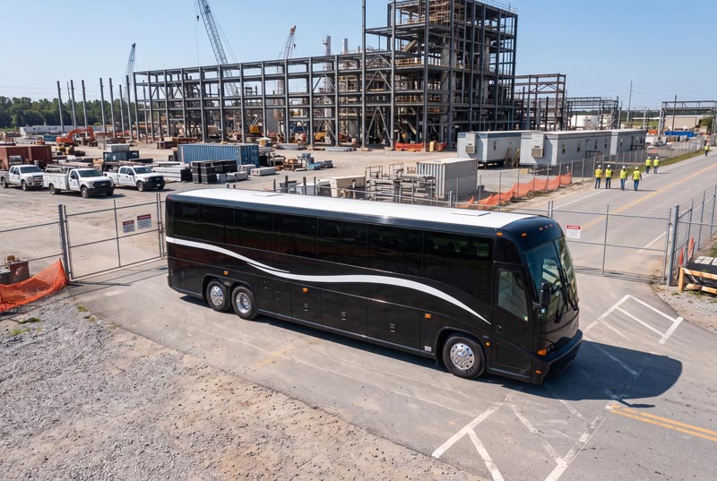Construction Site Shuttle Bus Rentals in Miramar, FL